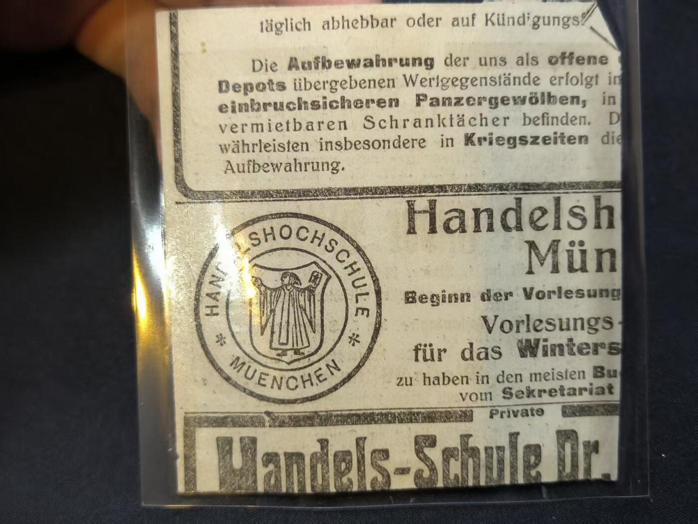 云宸嘉赏-勋臻佳藏四月精品甄选场次（低佣 一元一手） 德意志巴伐利亚王国步兵第一团第四连士兵伊西多尔・维特曼阵亡讣告 他在索姆河战役时抢救伤员死亡