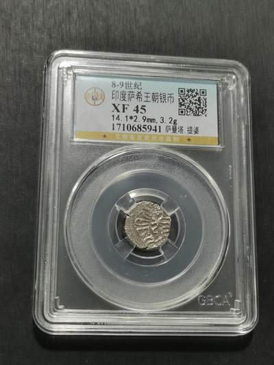 天下钱庄专场欢迎参拍 - 印度萨希王朝银币