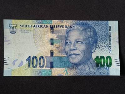 【游宝拍卖】丙午马年第19期 - 南非-100兰特【曼德拉版 千位号 全新UNC】