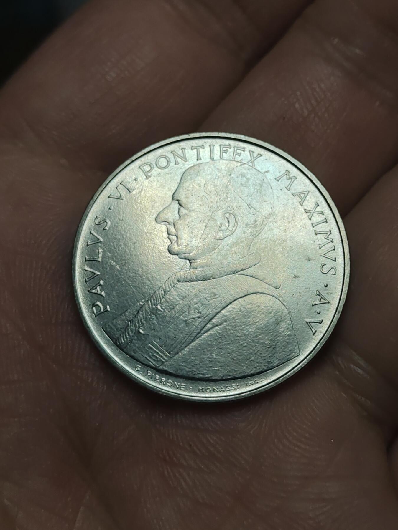 2026年第四十场(总第二百零九场）外国好品散币场(免佣金) 梵蒂冈🇻🇦1967年100里拉(保罗六世时期第四版)