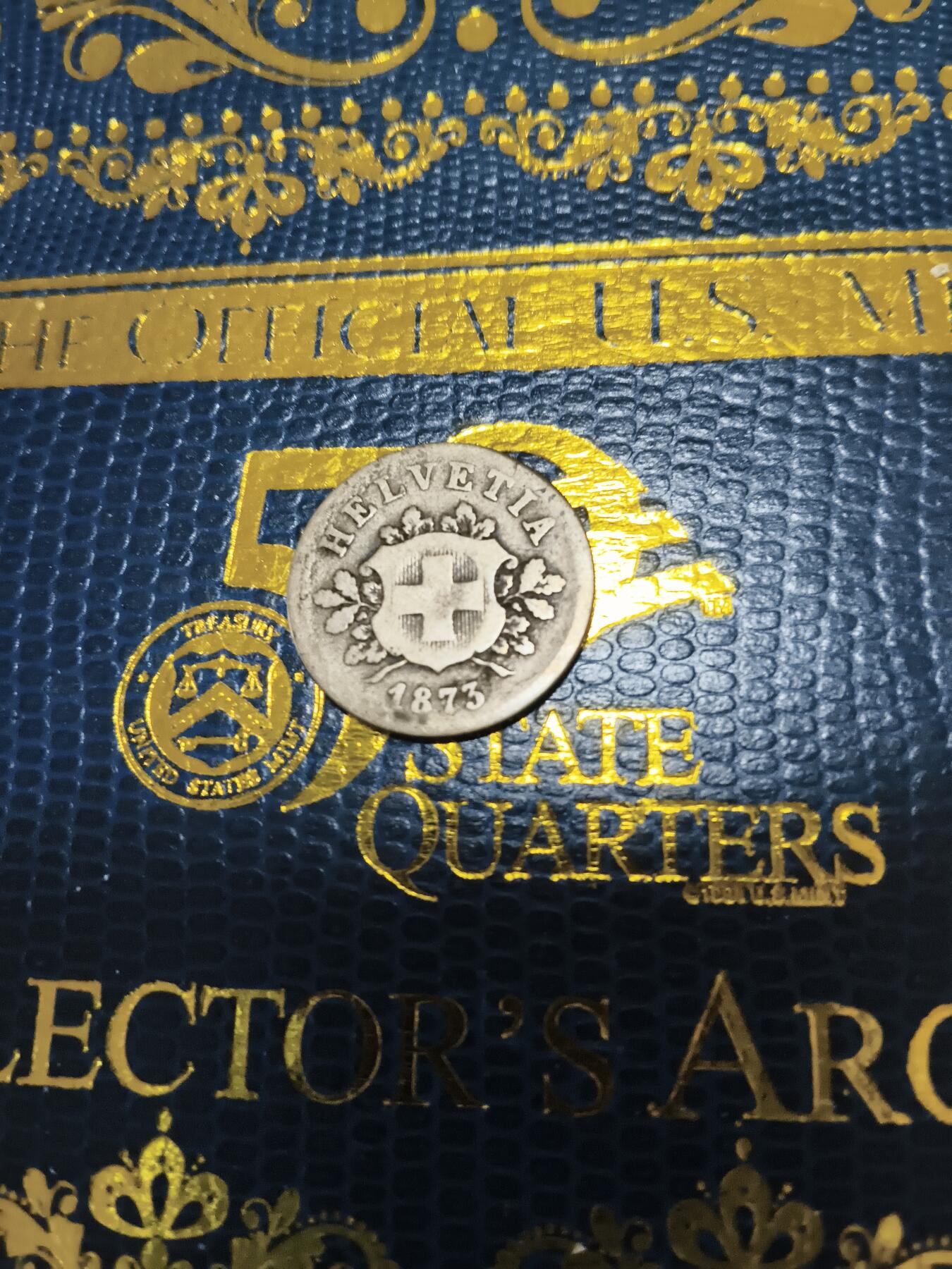 长老汇马年精选第十五场拍卖 1873瑞士10生丁银币，少见，克书F12分28美金