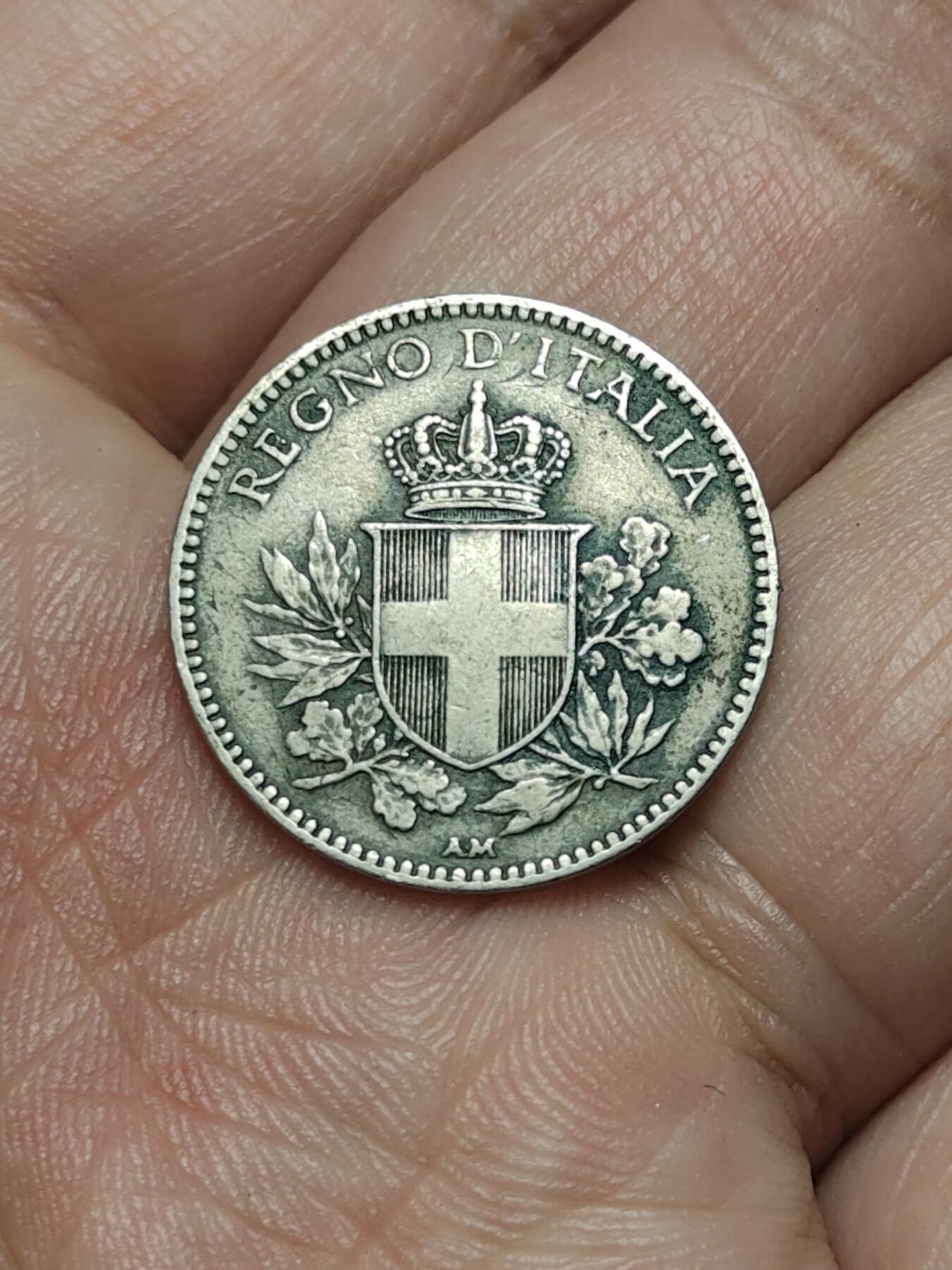 2026年第四十场(总第二百零九场）外国好品散币场(免佣金) 意大利王国1919年20分(维托里奥·埃马努埃莱三世第三版，R标罗马造，仅发行3年)