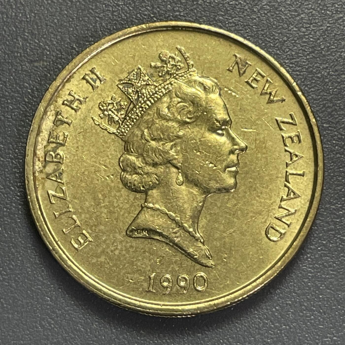 回流0405 新西兰1990年2新元 白鹤