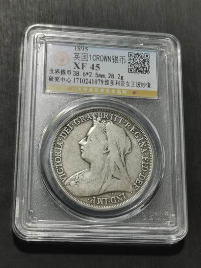 天下钱庄专场欢迎参拍 - 英国维多利亚披纱马剑银币