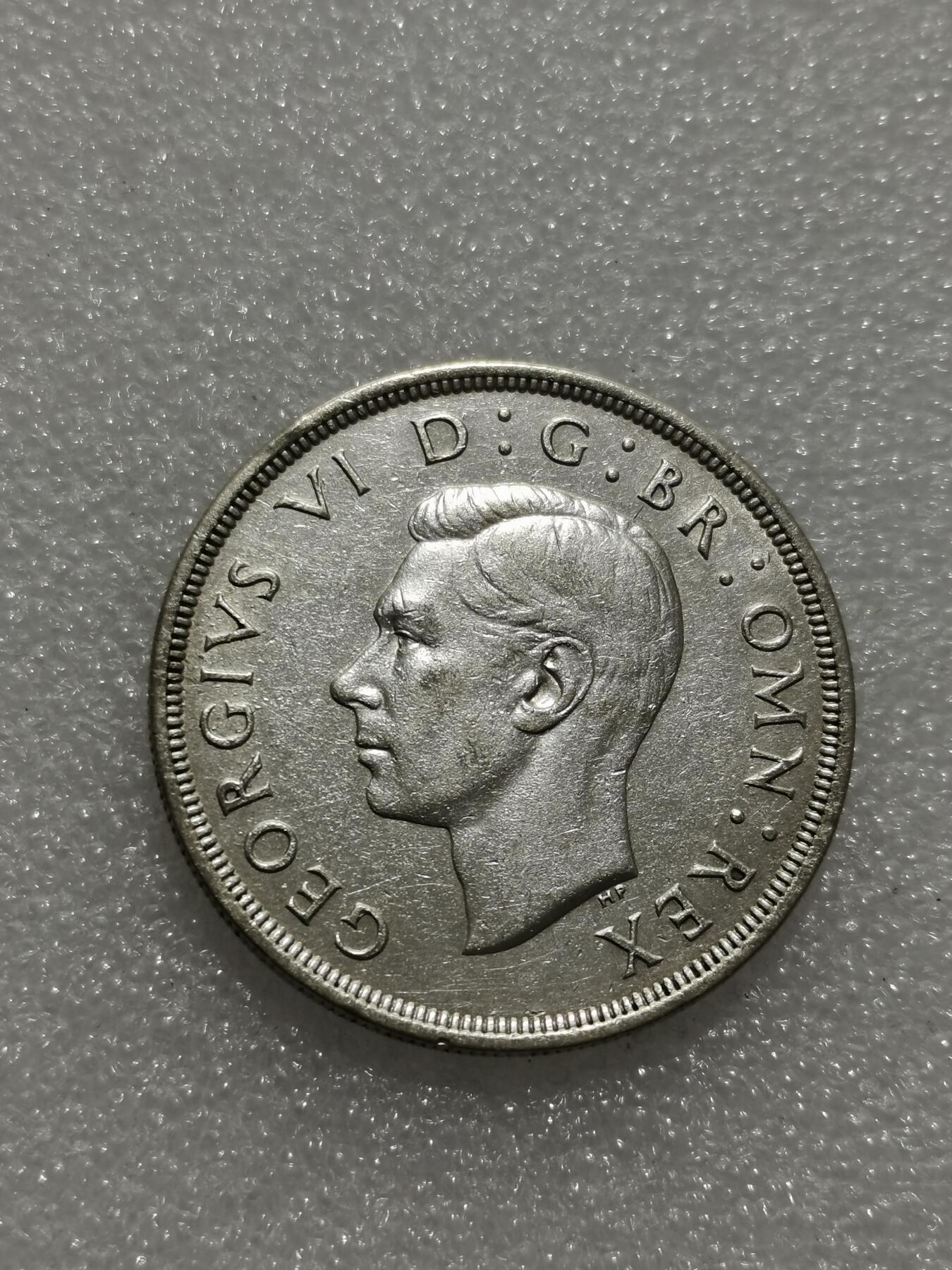 天下钱庄专场欢迎参拍 英国乔治六世登基克朗银币