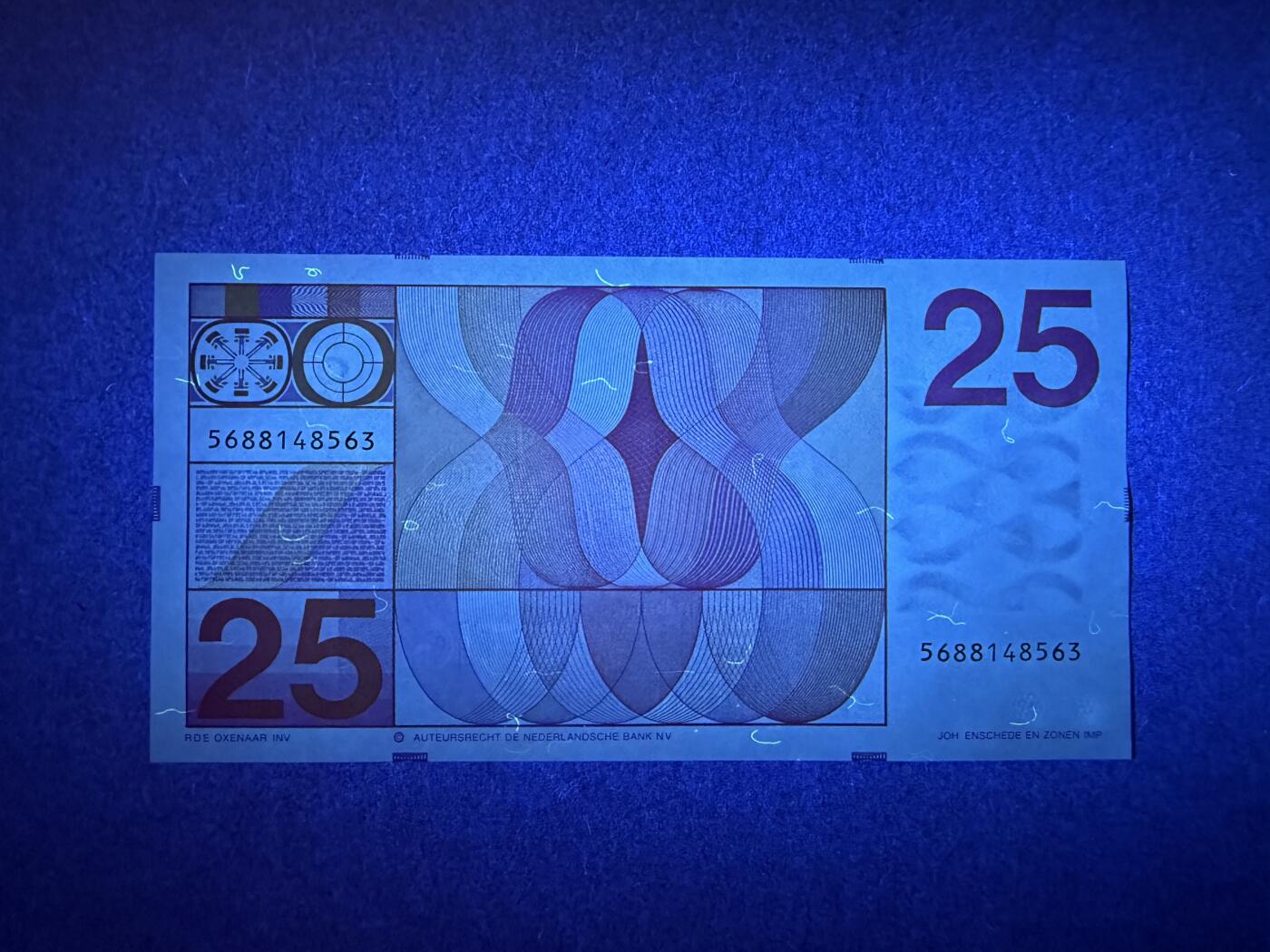 《愛美收藏》第239期-4.5周日外币黄金场  荷兰25盾 UNC 1971年人像版