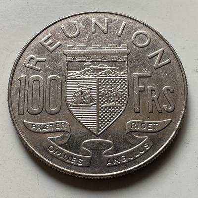 🌹外币初藏🌹🐯2026年第37场   每周二四六晚8️⃣点 接代拍 - 法属留尼汪 1964年 100法郎