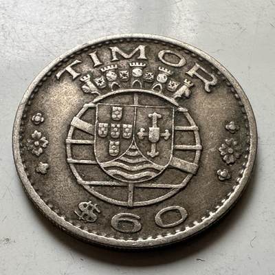 🌹外币初藏🌹🐯2026年第37场   每周二四六晚8️⃣点 接代拍 - 葡属东帝汶1958年60分 b