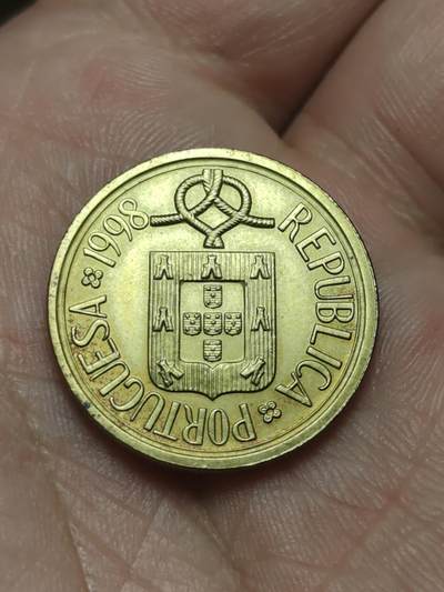 2026年第四十场(总第二百零九场）外国好品散币场(免佣金) - 好品–葡萄牙🇵🇹1998年10埃斯库多(共和国第六套流通硬币)