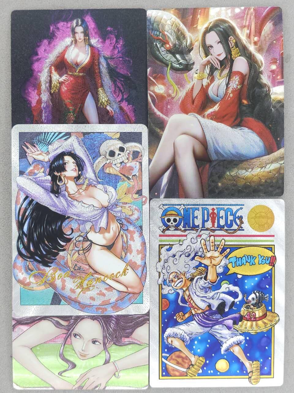 龙虎卡牌-八一场（满200元包邮，无佣金，每周六结拍，欢迎送拍） 粗闪5张 奇点 海贼王