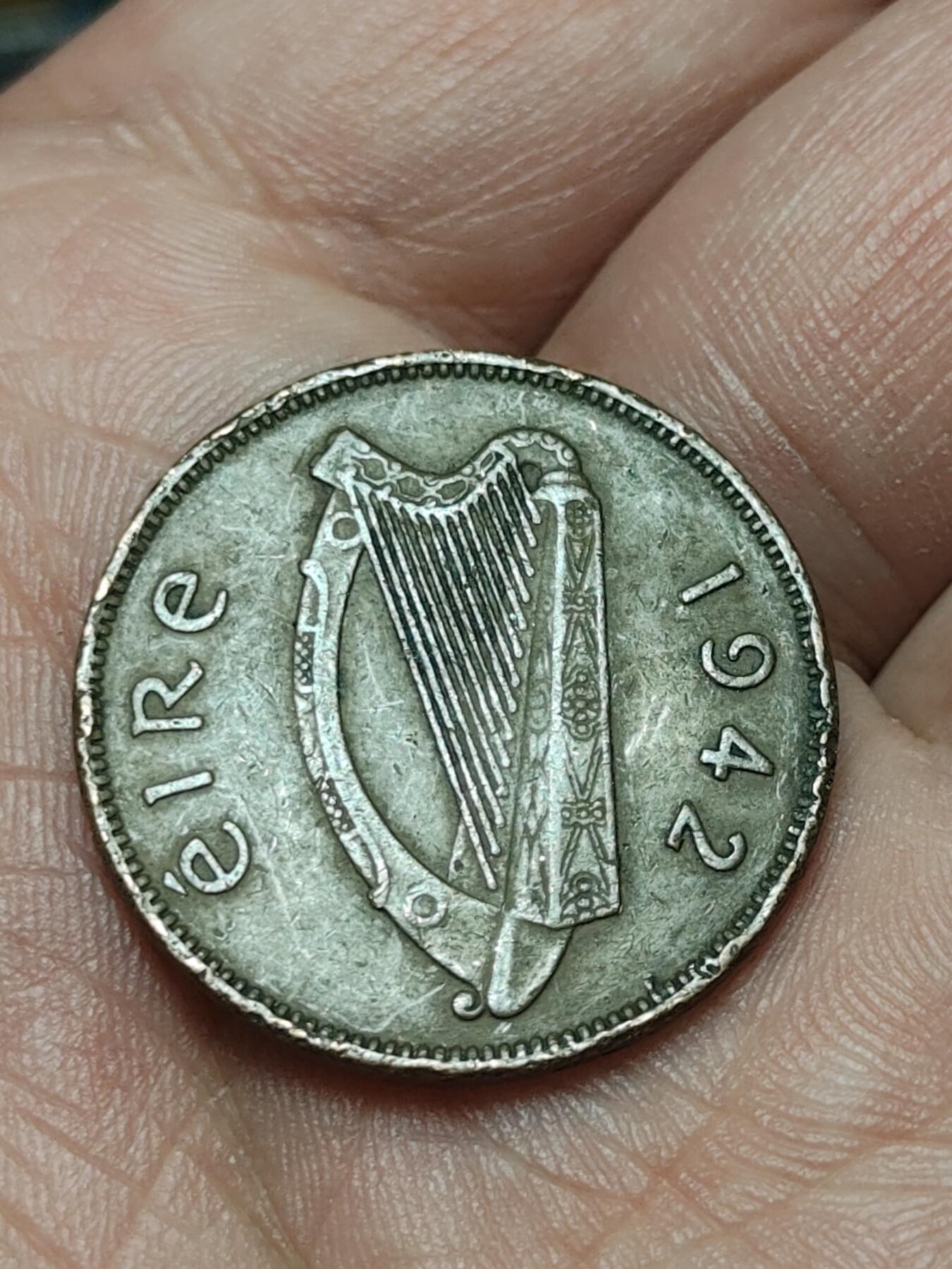 2026年第四十场(总第二百零九场）外国好品散币场(免佣金) 爱尔兰🇮🇪1942年1/2便士(共和国时期第一套)