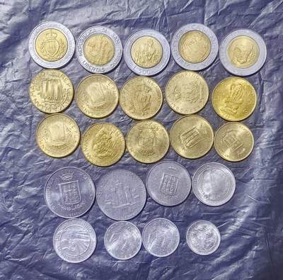 北京马甸外国币专卖第149期，外国币专场，陆续上拍，欢迎关注 - 圣马力诺23枚