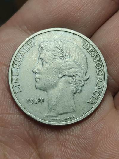 2026年第四十场(总第二百零九场）外国好品散币场(免佣金) - 葡萄牙🇵🇹1980年25埃斯库多(共和国第五套第二版，大尺寸版首发年)