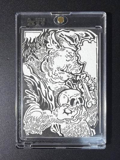 NO.29 好又多金牌大场，每周一站式配齐，方便凑单！（卖家送拍0抽成！周6晚9点截拍！） - 【1/1手绘卡】超吉梦 大真老师签绘 猪刚鬣 背面签字【九齿钉耙摇日月，一身蛮力撼乾坤】