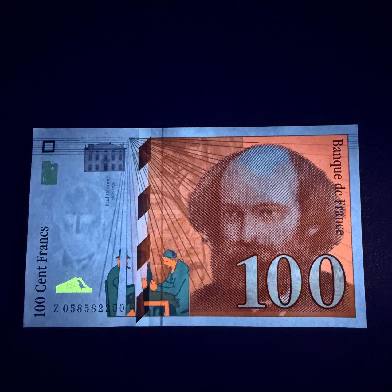 第17期  法国1998年100法郎 全新unc 无47