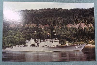 盛世勋华——号角文化勋章邮票专场拍卖第312期 - 美国冷战时期军舰专题明信片 “金凯德”号驱逐舰（DD-965）