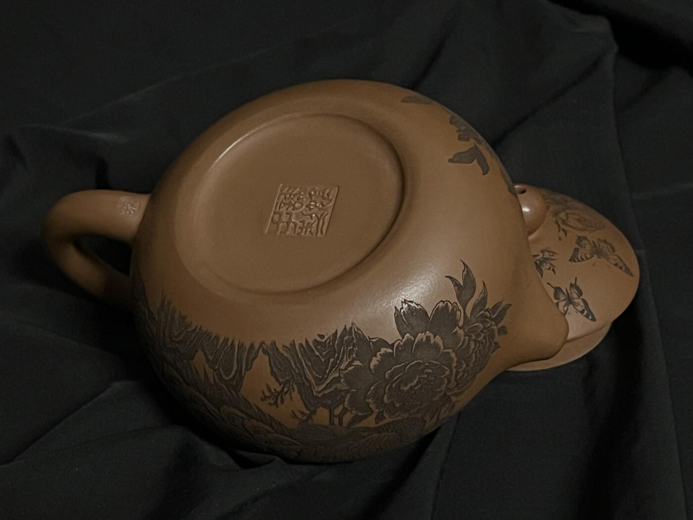 零元拍：原矿紫砂梨皮朱泥西施+主人杯（250CC左右）