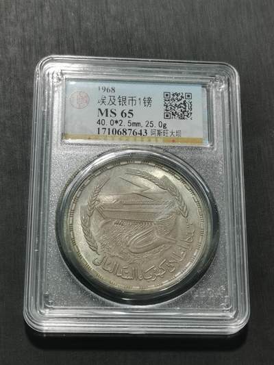 天下钱庄专场欢迎参拍 - 埃及1磅银币