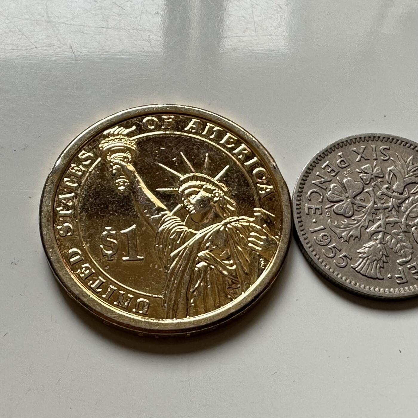 🌹外币初藏🌹🐯2026年第37场   每周二四六晚8️⃣点 接代拍 美国 切斯特·阿瑟 1美元总统纪念币 镀金