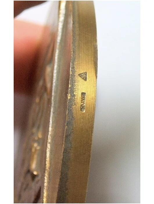 【艺术】【原盒】法国艺术大章 拿破仑骑马雕像圣西尔军校高浮雕精制超大铜章 带原盒 80MM 219克