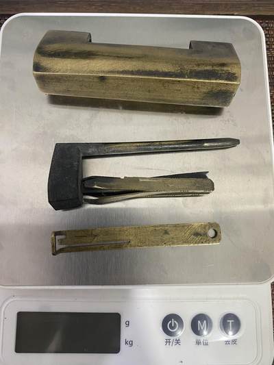 江南杂件场 - 铜锁带钥匙，可以打开