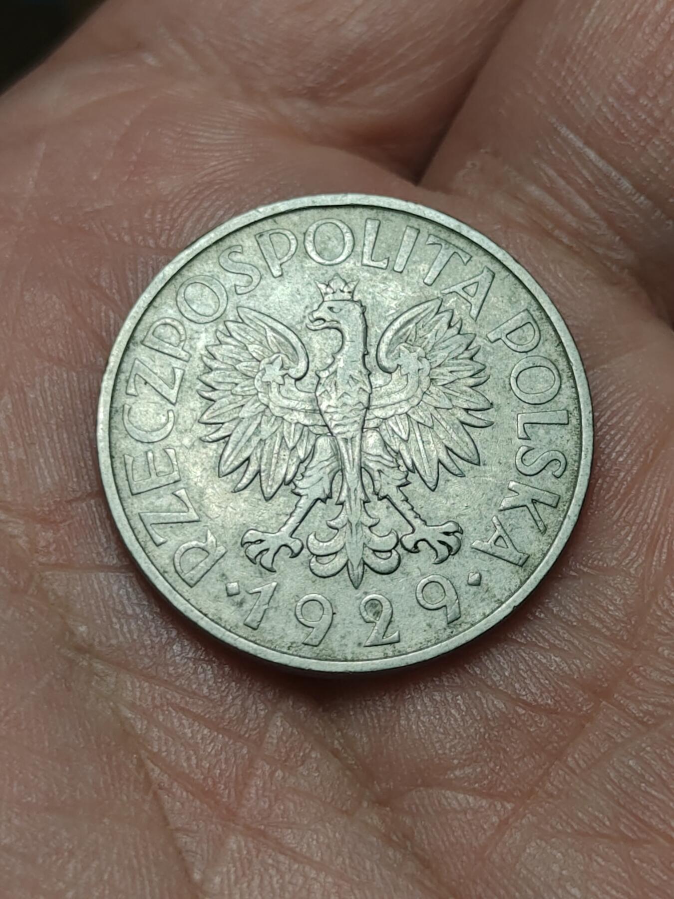 2026年第四十场(总第二百零九场）外国好品散币场(免佣金) 波兰🇵🇱1929单年份1兹罗提(第一套流通硬币第二版)