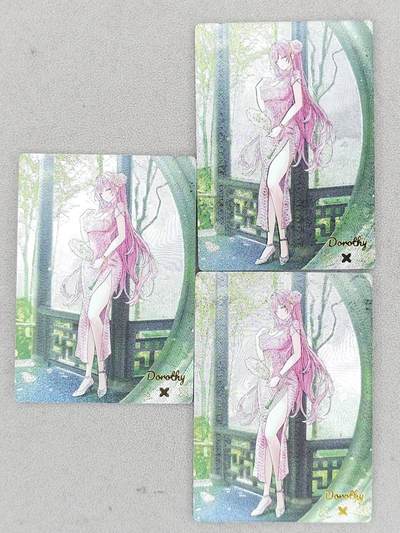 龙虎卡牌-八一场（满200元包邮，无佣金，每周六结拍，欢迎送拍） - 粗闪3张 奇点 胜利女神 - 桃乐丝 三宫