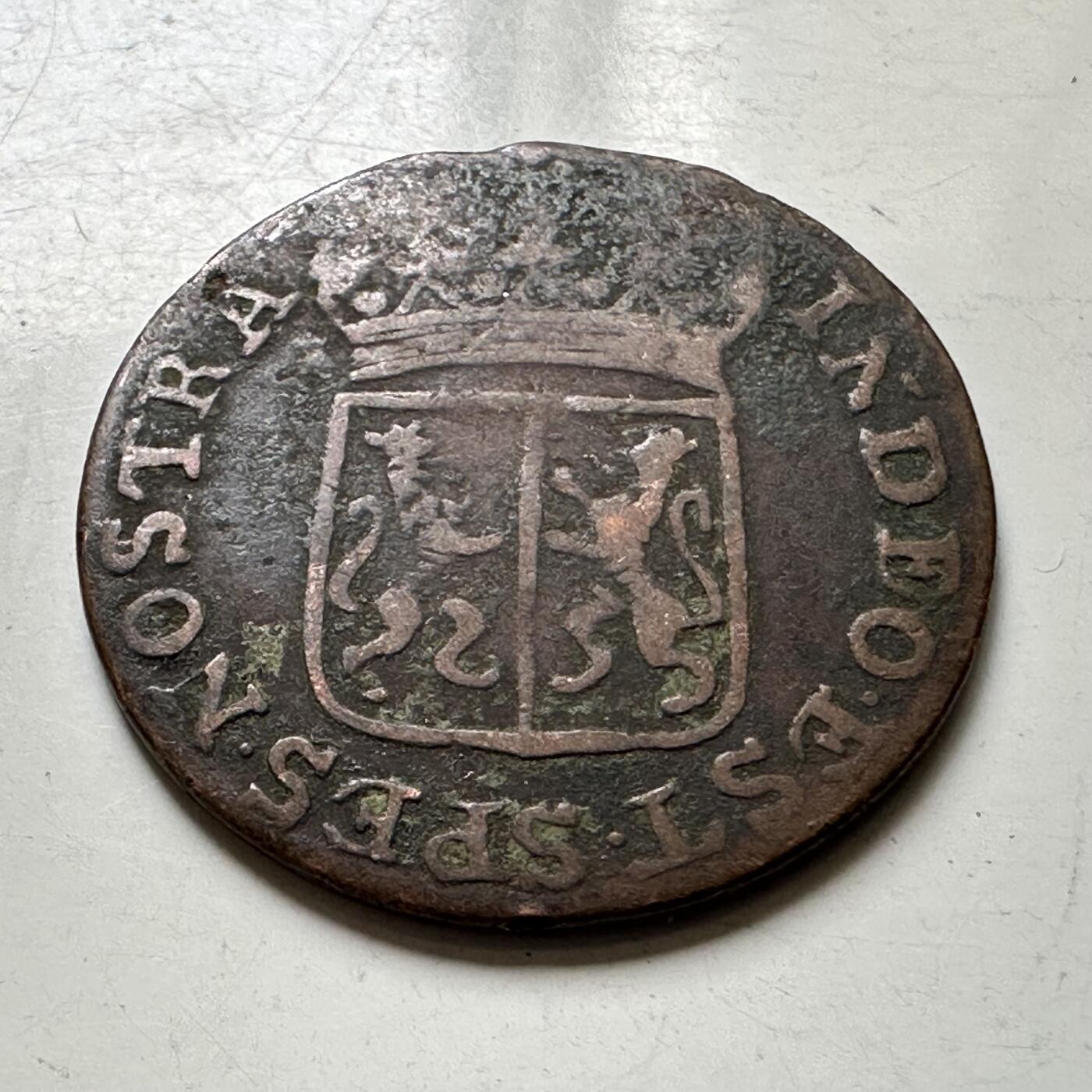 🌹外币初藏🌹🐯2026年第37场   每周二四六晚8️⃣点 接代拍 荷属东印度 1791年 1 Duit 铜币