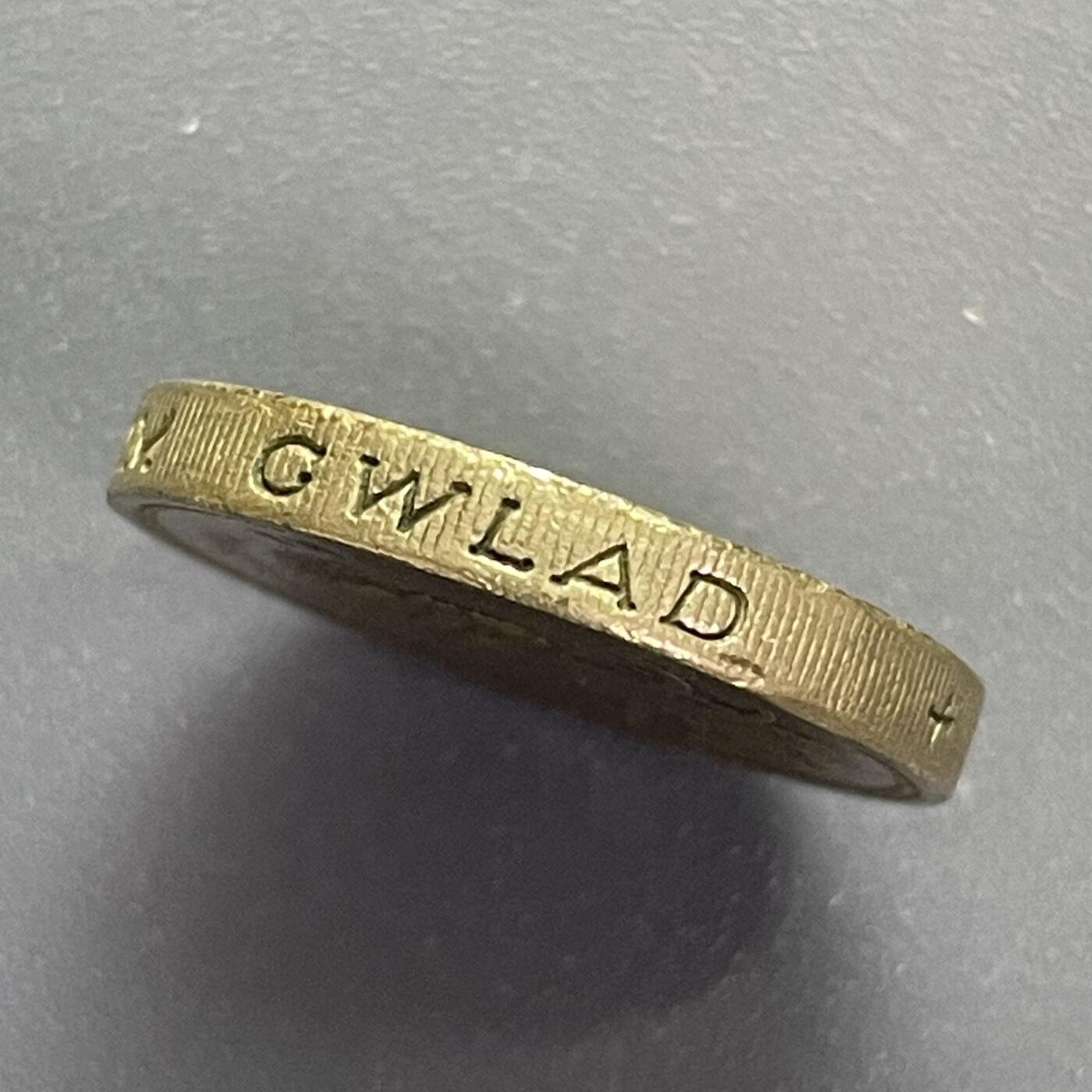 回流0405 英国1990年1英镑（威尔士韭葱）