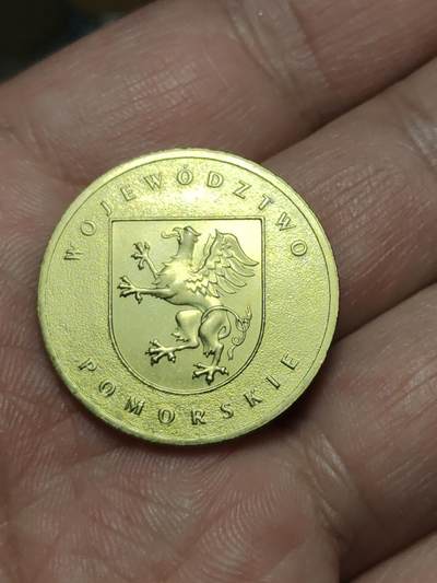 2026年第四十场(总第二百零九场）外国好品散币场(免佣金) - 波兰🇵🇱2004单年份2兹罗提(波美拉尼亚狮鹫徽章–波兰滨海省纪念币，)