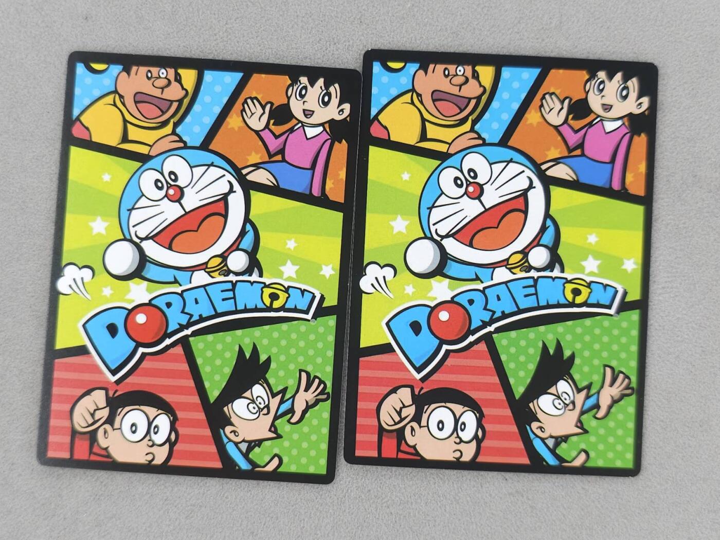 龙虎卡牌-八一场（满200元包邮，无佣金，每周六结拍，欢迎送拍） 粗闪2张 奇点 哆啦A梦 二宫