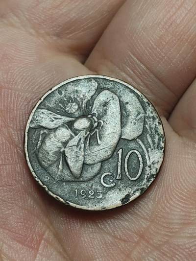 2026年第四十场(总第二百零九场）外国好品散币场(免佣金) - 意大利王国1923年10分(维托里奥·埃马努埃莱三世第三版，R标罗马造)