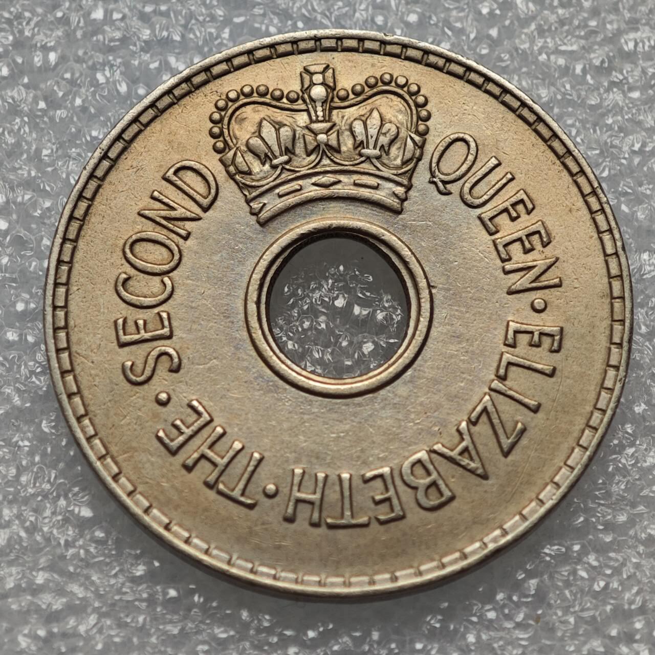  【淘币小摊】限时拍第八百九十二拍   教皇国塞舌尔加纳危地马拉场    每周一统一发货 斐济1956年1便士镍币 km21