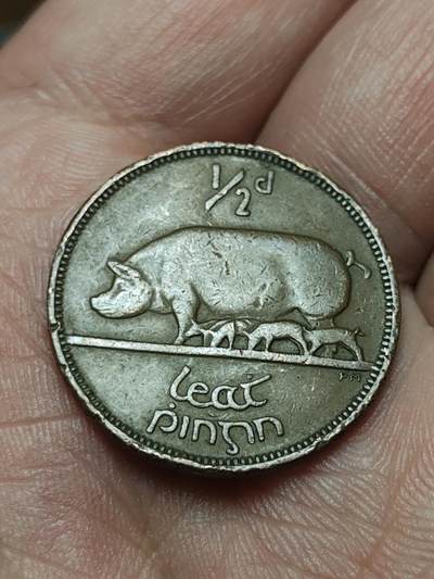 2026年第四十场(总第二百零九场）外国好品散币场(免佣金) - 爱尔兰🇮🇪1942年1/2便士(共和国时期第一套)