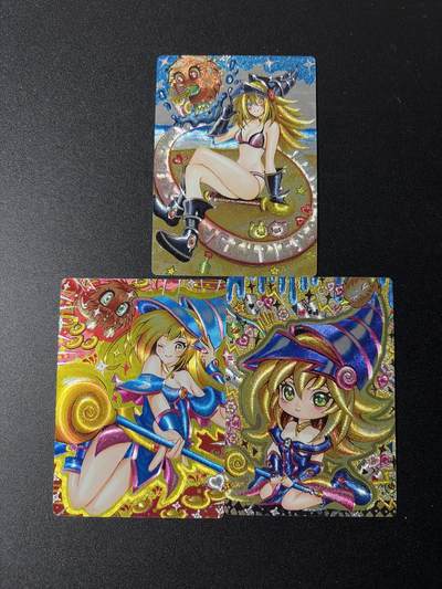 NO.29 好又多金牌大场，每周一站式配齐，方便凑单！（卖家送拍0抽成！周6晚9点截拍！） - 奇点卡牌 黑魔导女孩 原创手绘复刻 粗闪3张一套