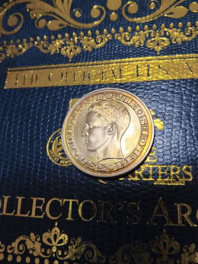 长老汇马年精选第十五场拍卖 - 1958比利时国际展览会50法郎银币，12.5克835银，未流通品