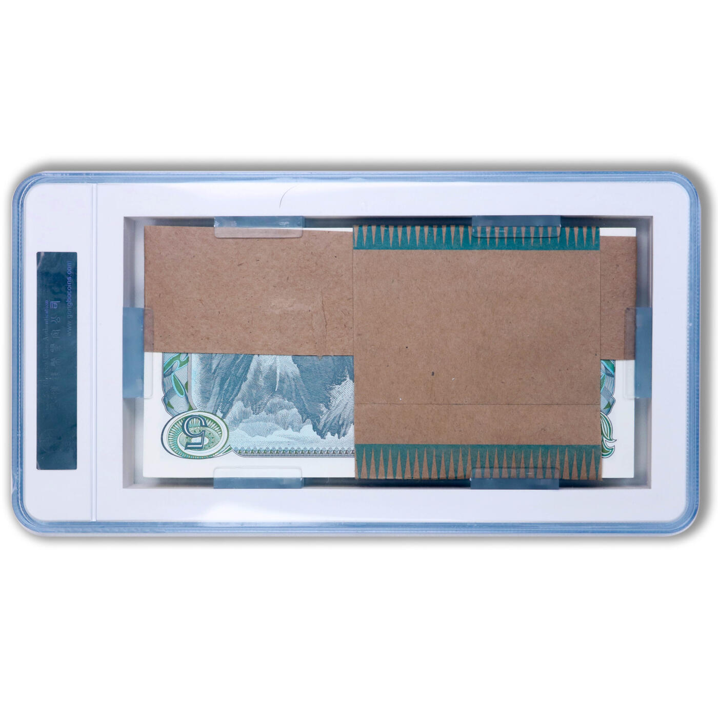 1978年朝鲜-第三版纸币5元无戳版整刀100张公博评级 67