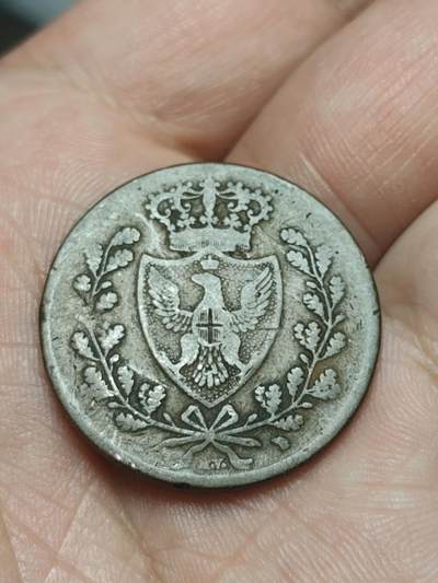 2026年第四十场(总第二百零九场）外国好品散币场(免佣金) - 意大利邦国–萨丁尼亚王国1826单年份5分(卡洛·费利切时期第一版，MV–L版)