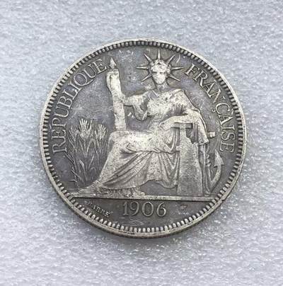 世界钱币专场拍卖 每周二开拍 - 1906年坐洋女神一元银币