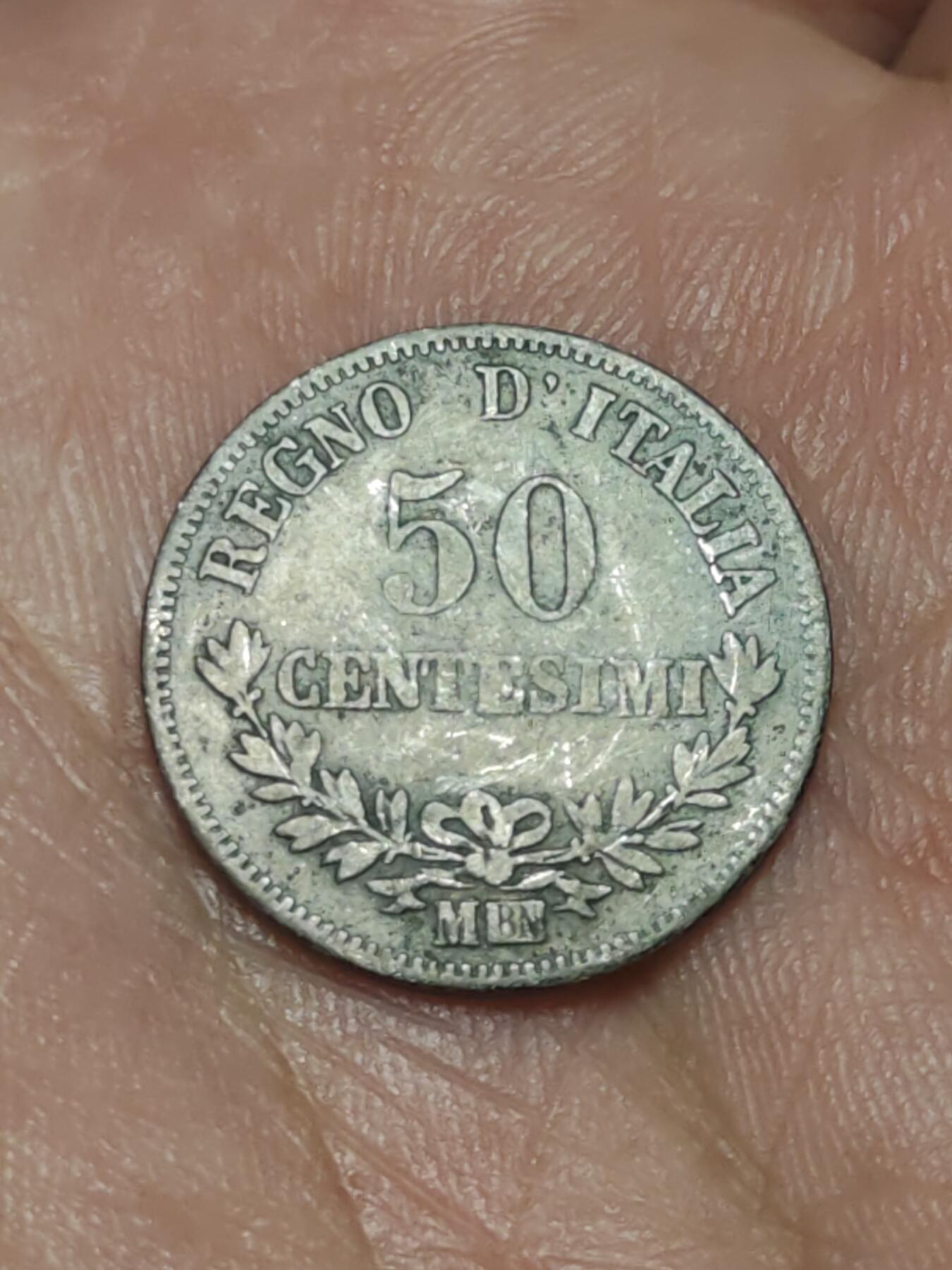2026年第四十场(总第二百零九场）外国好品散币场(免佣金) 意大利王国1963年50分银币(维托里奥·埃马努埃莱二世时期，M–BN标米兰造，首发年仅发行3年，835高银)