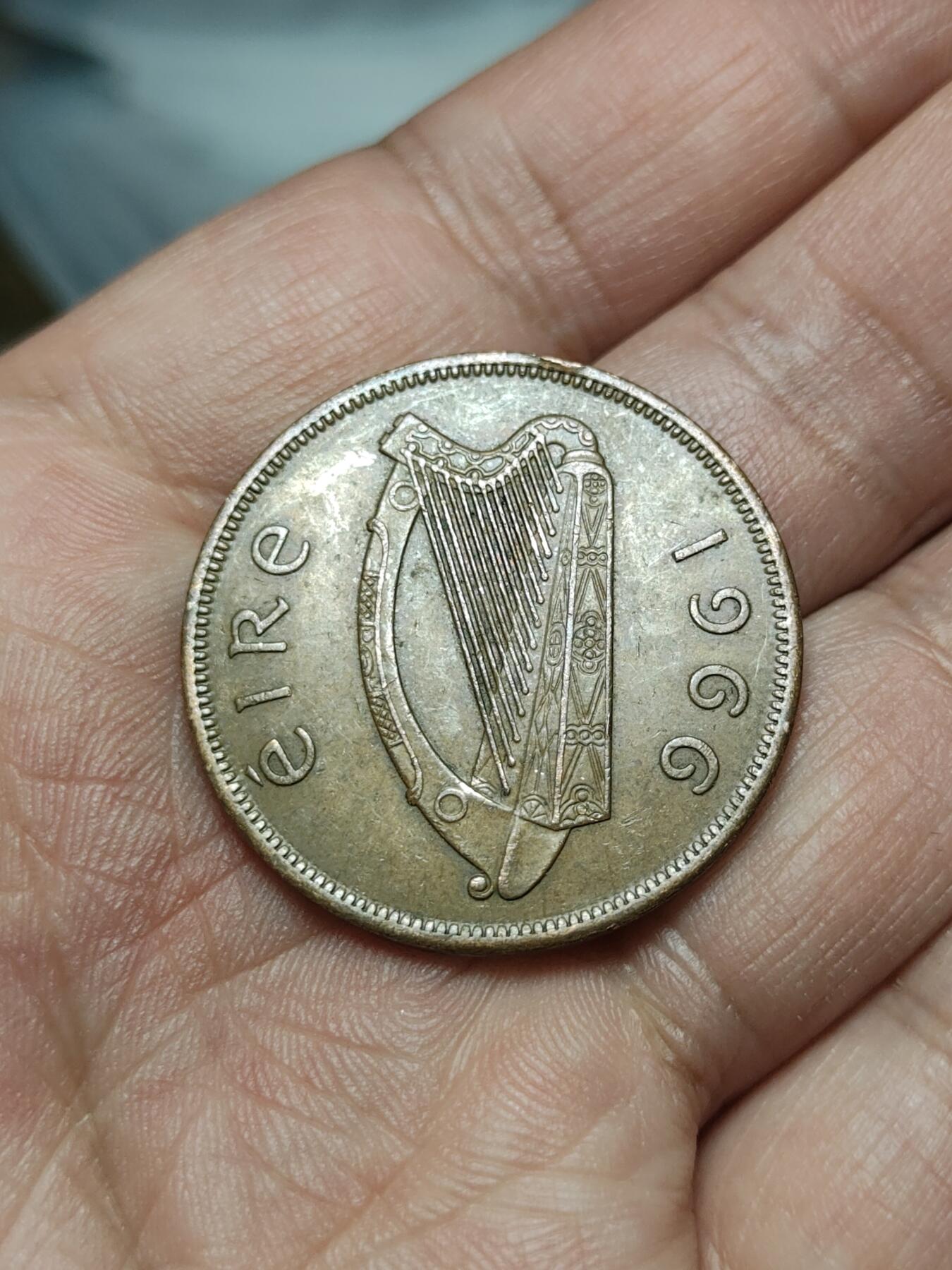 2026年第四十场(总第二百零九场）外国好品散币场(免佣金) 爱尔兰🇮🇪1966年1便士(共和国时期第一套)