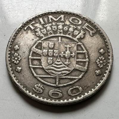 🌹外币初藏🌹🐯2026年第37场   每周二四六晚8️⃣点 接代拍 - 葡属东帝汶1958年60分 a