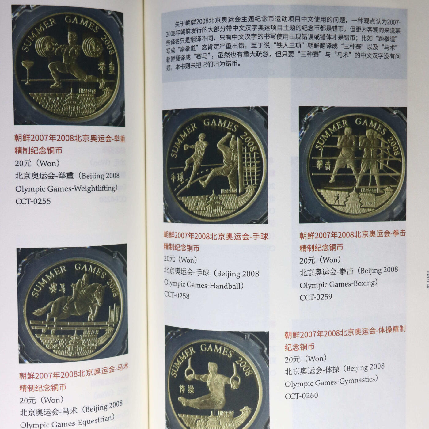 2022年《朝鲜现代纪念币标准目录》张绍龙编著朝鲜纪念币参考目录