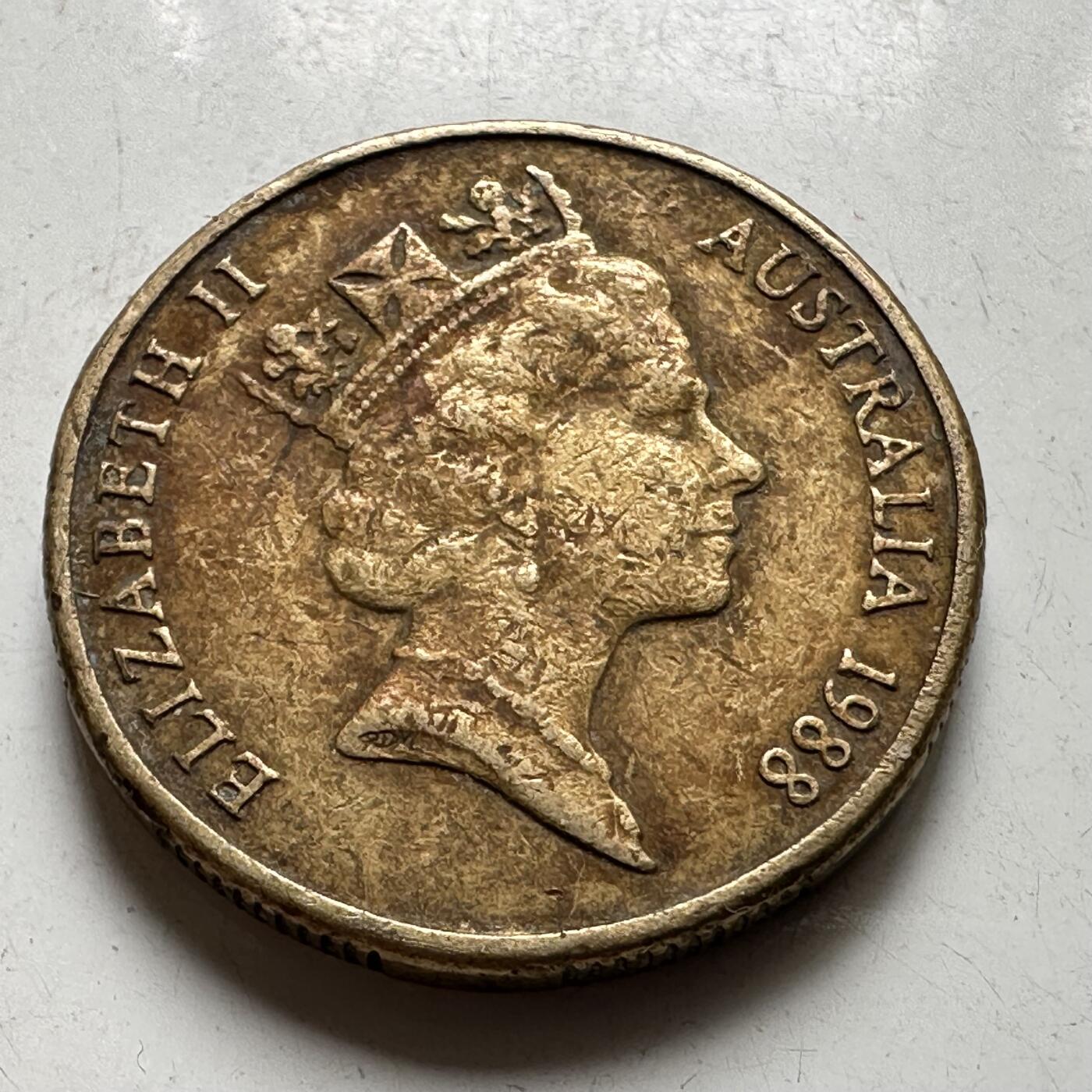 🌹外币初藏🌹🐯2026年第37场   每周二四六晚8️⃣点 接代拍 澳大利亚1988年¥1纪念币