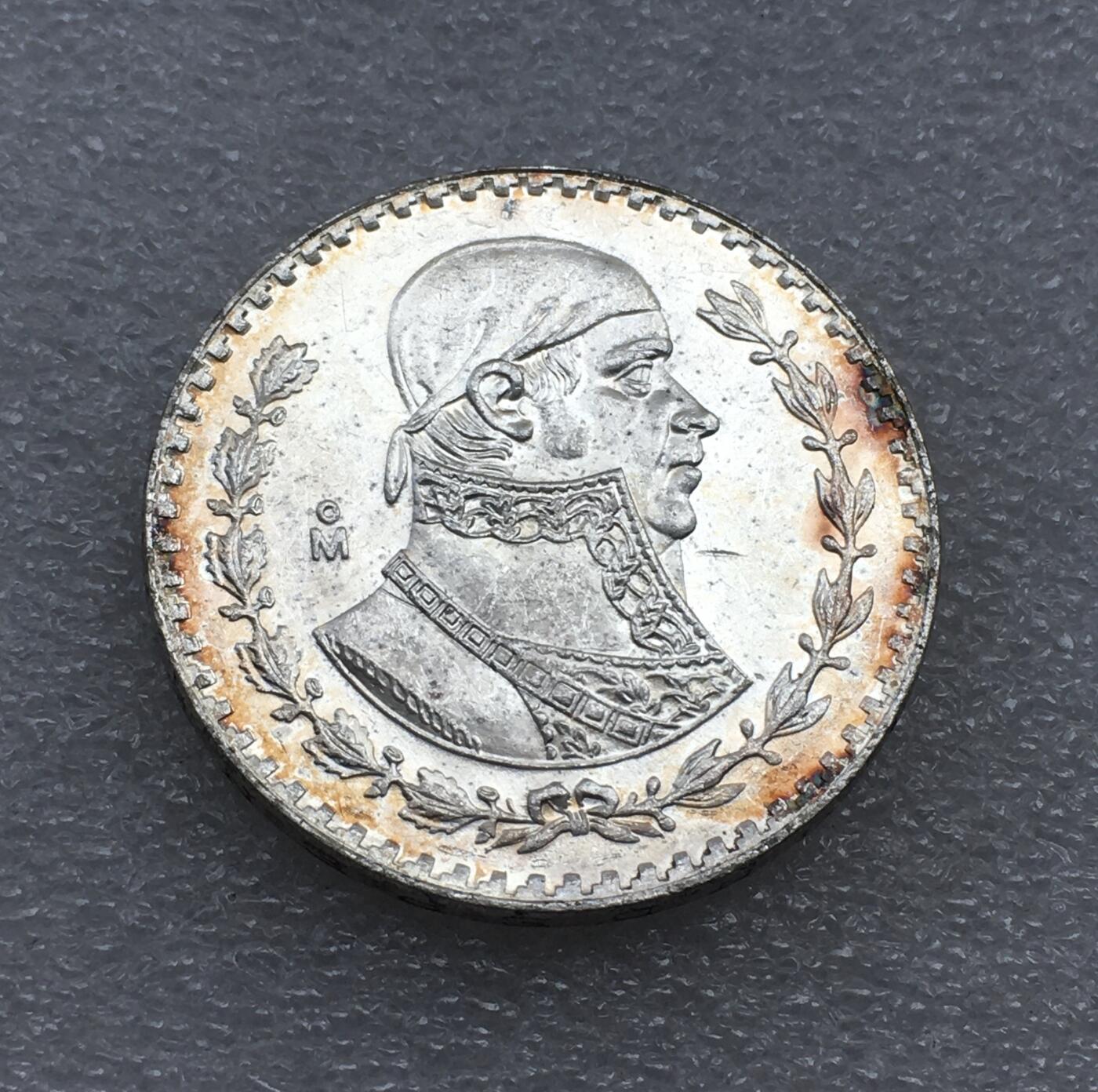 世界钱币专场拍卖 每周二开拍 1966年墨西哥一比索