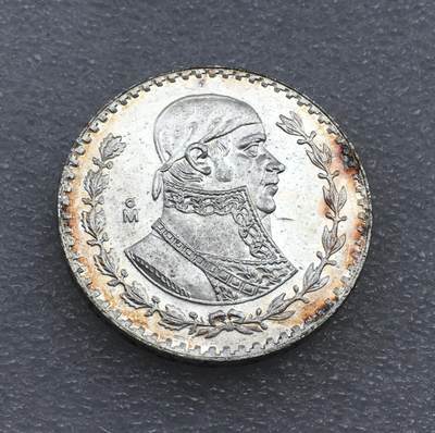 世界钱币专场拍卖 每周二开拍 - 1966年墨西哥一比索