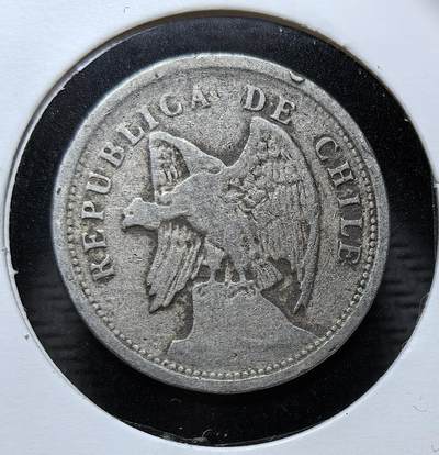 外国优质银币克朗币纪念章，每周六晚九点倒数截拍，满百包邮可寄存，持续收拍 - 智利第二共和国1924 年20分，其设计延续了智利经典的神鹰与盾徽体系，是当时智利货币体系的代表性流通币。