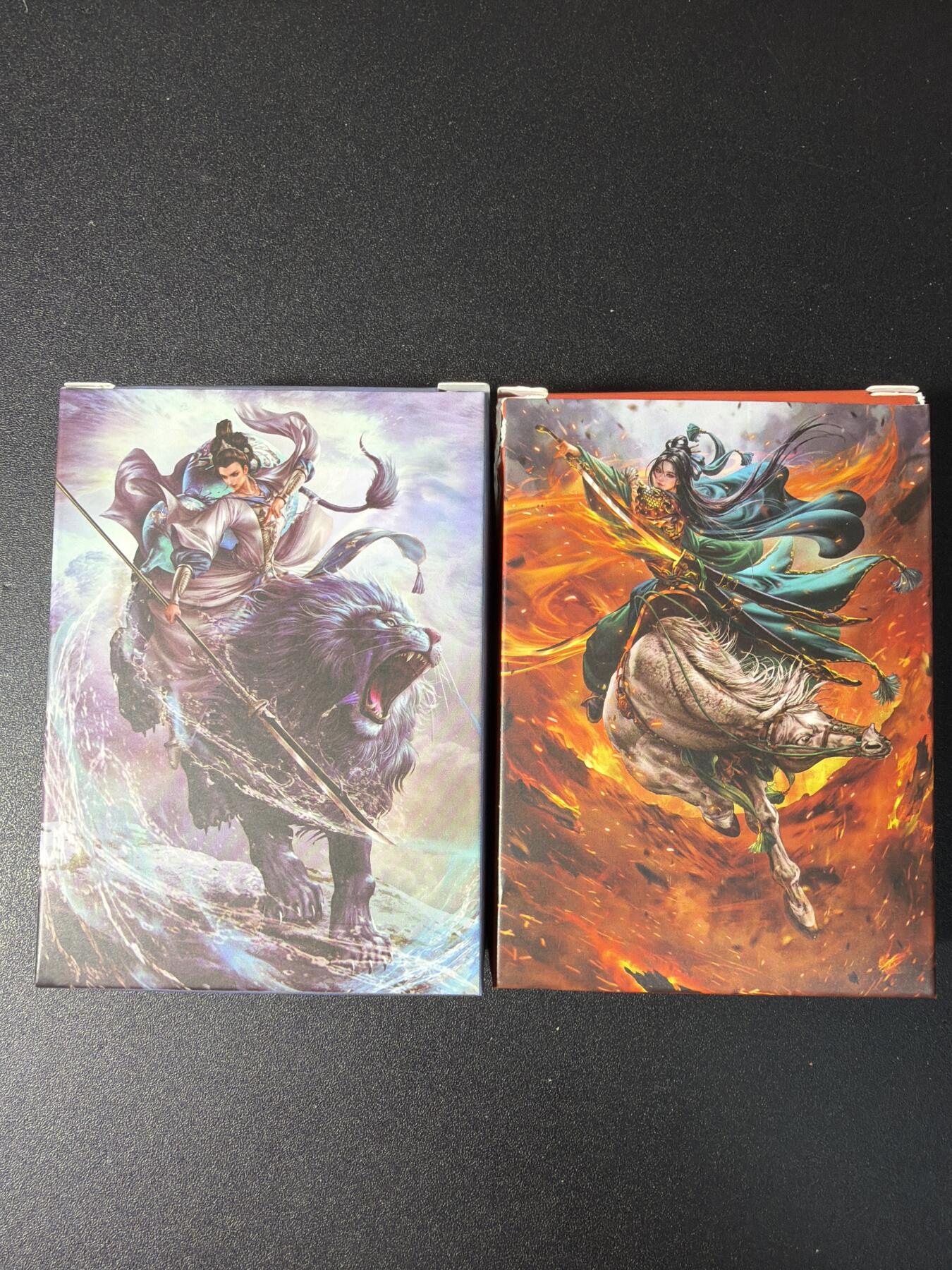 NO.29 好又多金牌大场，每周一站式配齐，方便凑单！（卖家送拍0抽成！周6晚9点截拍！） 【套卡】卡德曼 杆子 巾帼水浒 上卷+下卷1套 冷烫粗闪 全新 有银色描边 在杆子其他画没有 非常难得