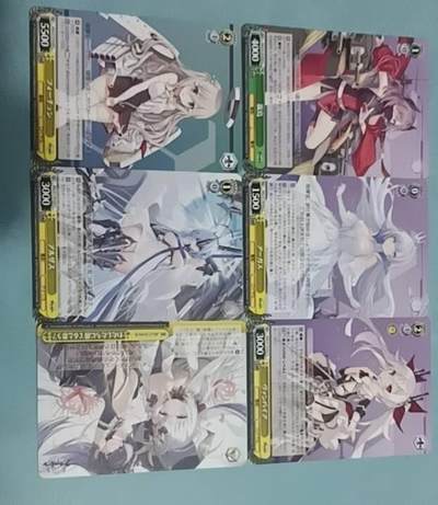 四月四号  小林卡牌 不寄存 - 妹卡 黑白双翼 6张