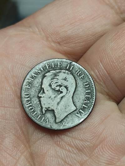 2026年第四十场(总第二百零九场）外国好品散币场(免佣金) - 意大利王国1861年2分(维托里奥·埃马努埃莱二世时期，N标那不勒斯造，首发年仅发行2年)